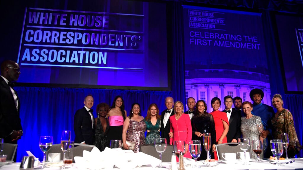 Group at White House Correspondents' Dinner event.